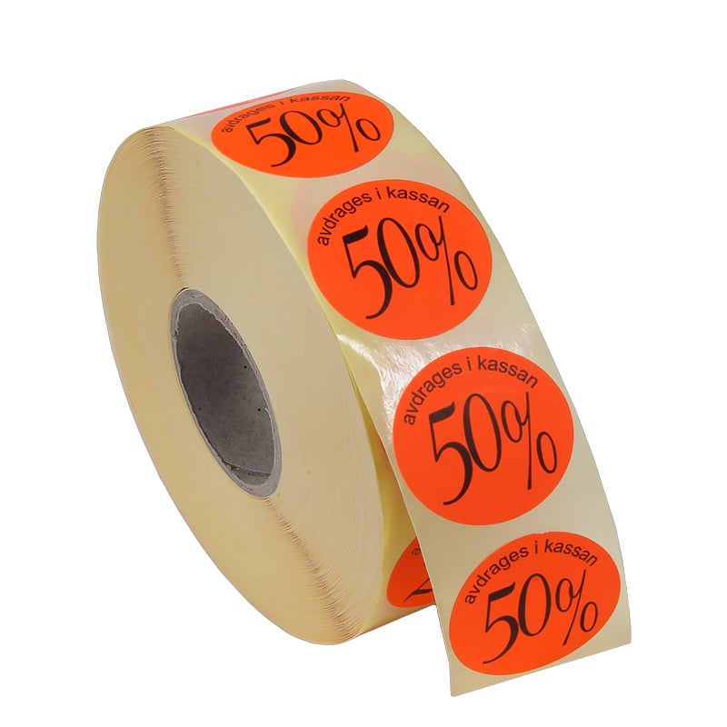 Rabatt- og utsalgetiketter