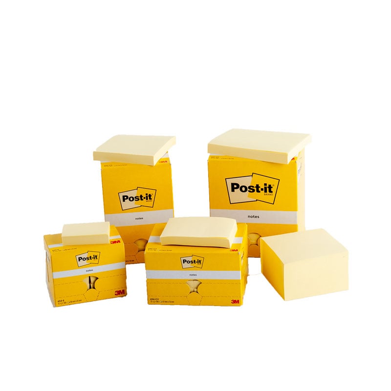 Post-IT og notatblokk
