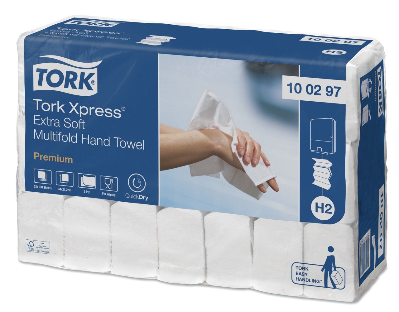 Tork Håndkle Premium Xpress Ekstra myk H2 - 1