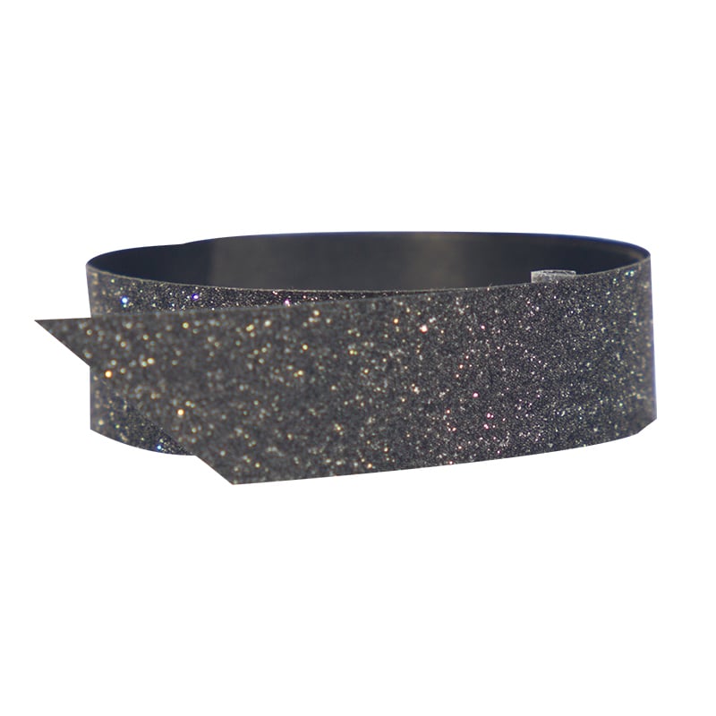 Polyband glitter sort - 1