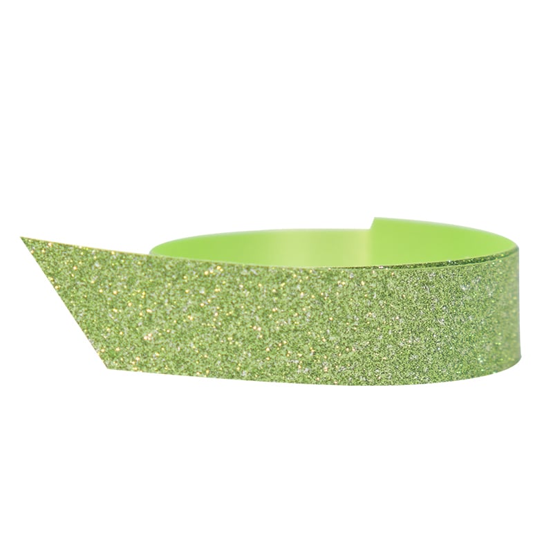 Polybånd glitter grønn - 1