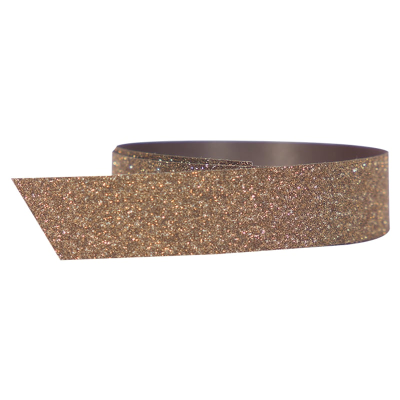 Polybånd glitter sjokolade - 1