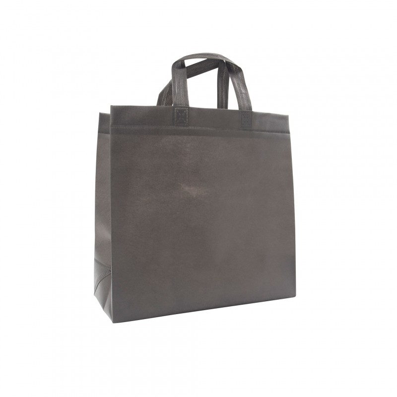 Bærepose shopper non-woven grå