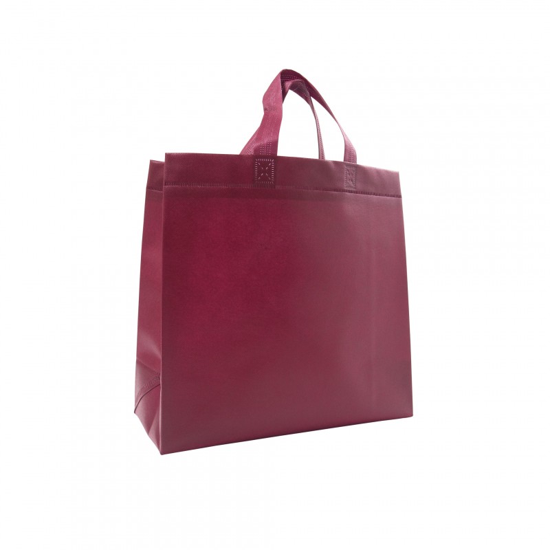 Bærenett shopper non-woven bordeaux