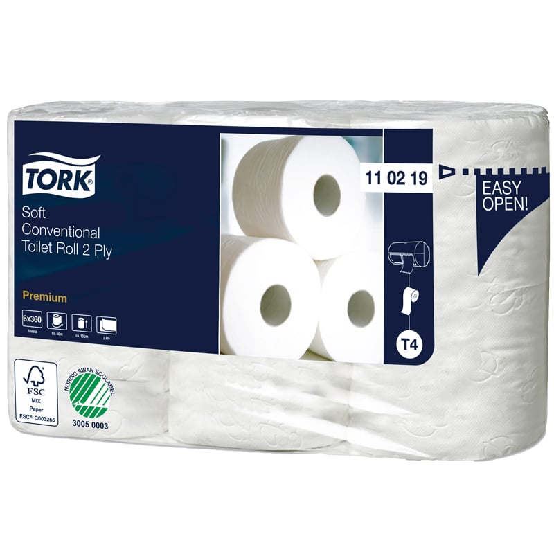 Tork Toalettpapir ekstra langt mykt Premium T4 - 1