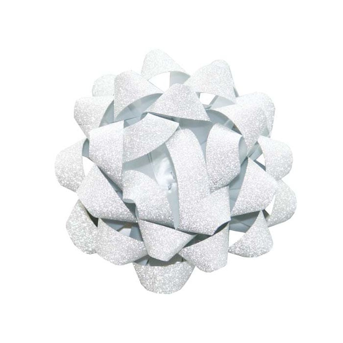 Rosett glitter sølv - 1