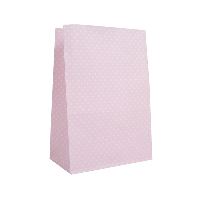 Papirpose Prikk Rosa - 1