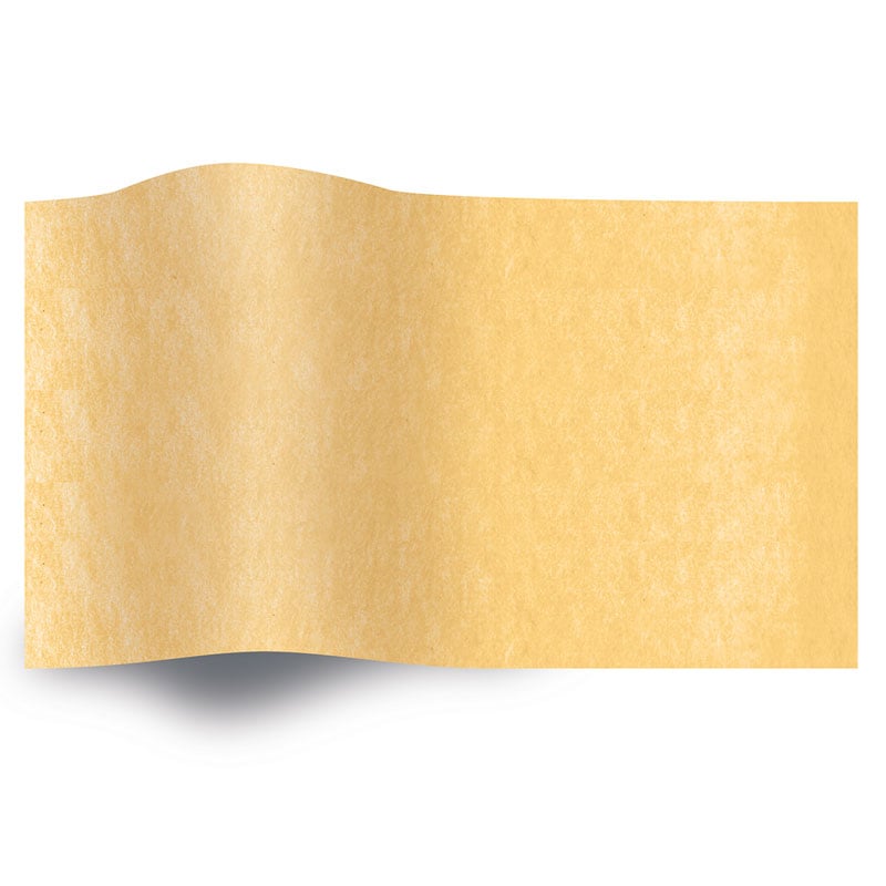 Silkepapir ensfarget Harvest Gold - 1