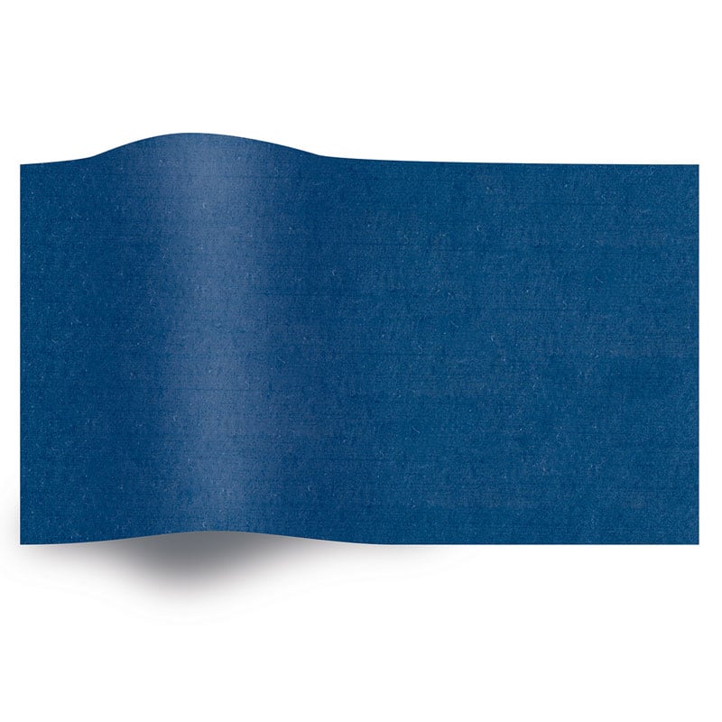 Silkepapir ensfarget Parade Blue - 1