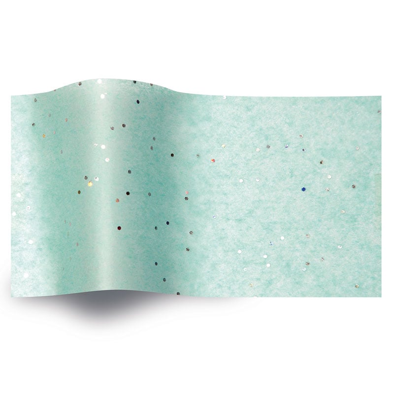 Silkepapir Gemstones Aquamarine - 1
