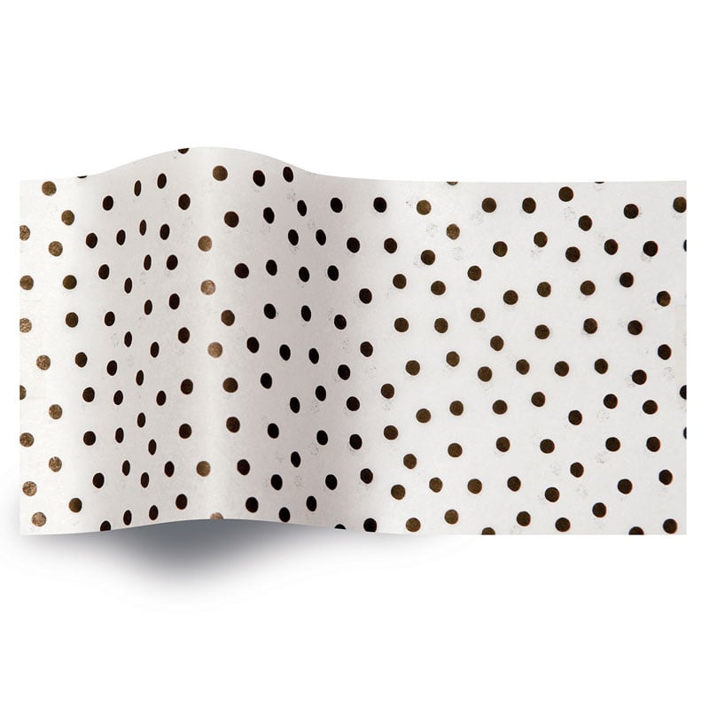 Silkepapir "Speckled White"