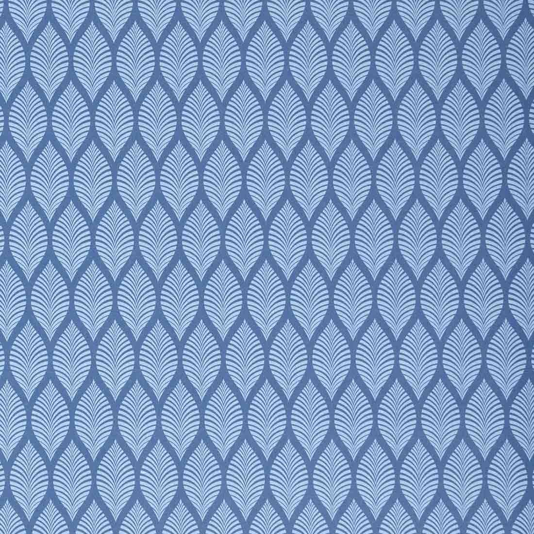 Gavepapir Leaves Blue - 1