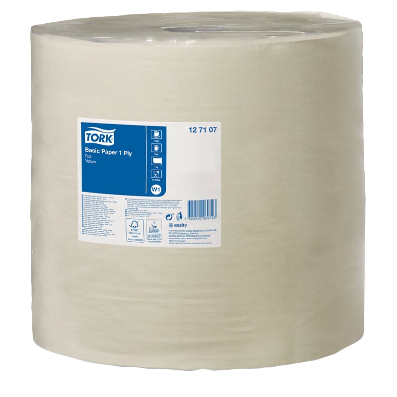 Tork Industripapir Basic Gul W1 - 1