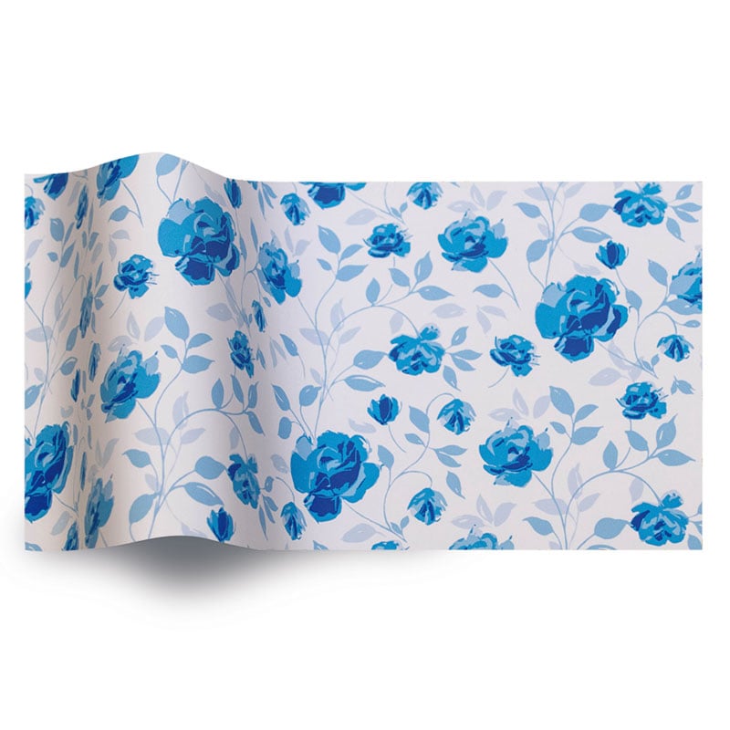 Silkepapir Wedgewood Blossoms - 1
