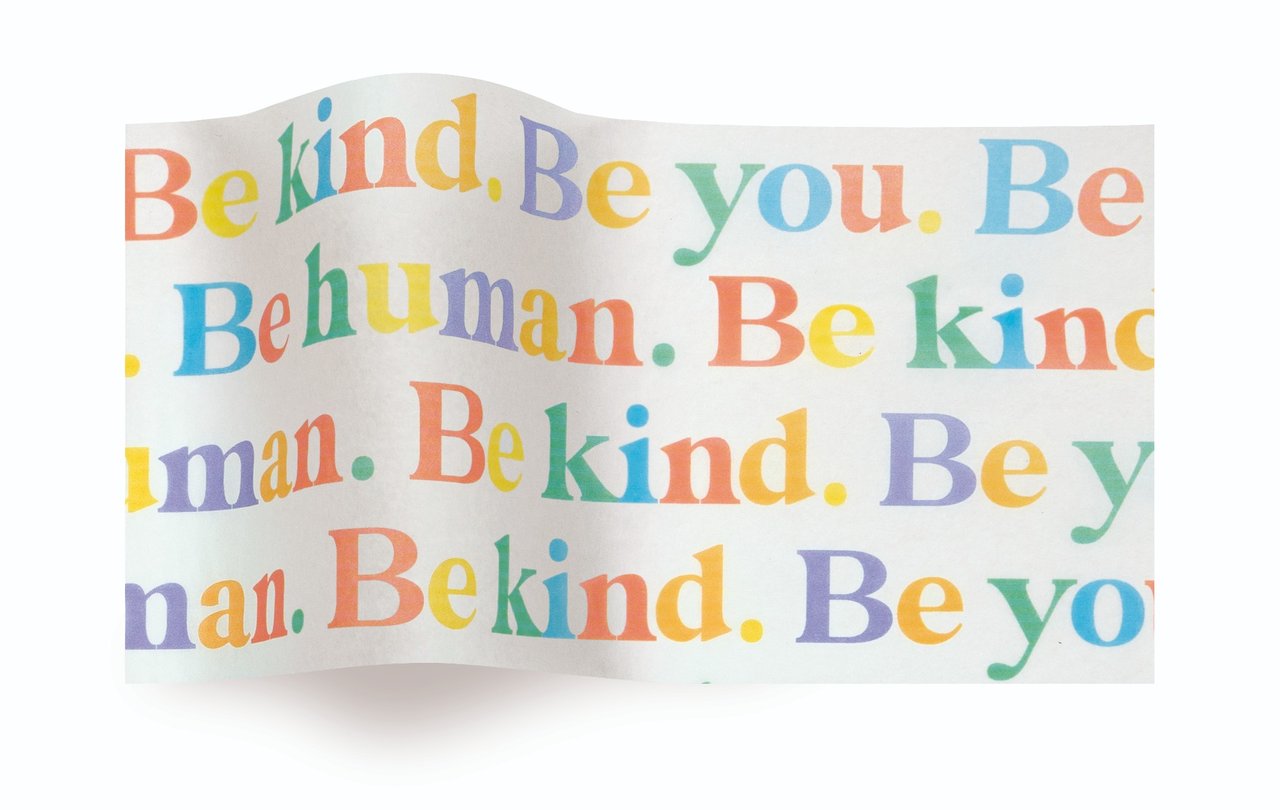 Silkepapir Be Human - 1