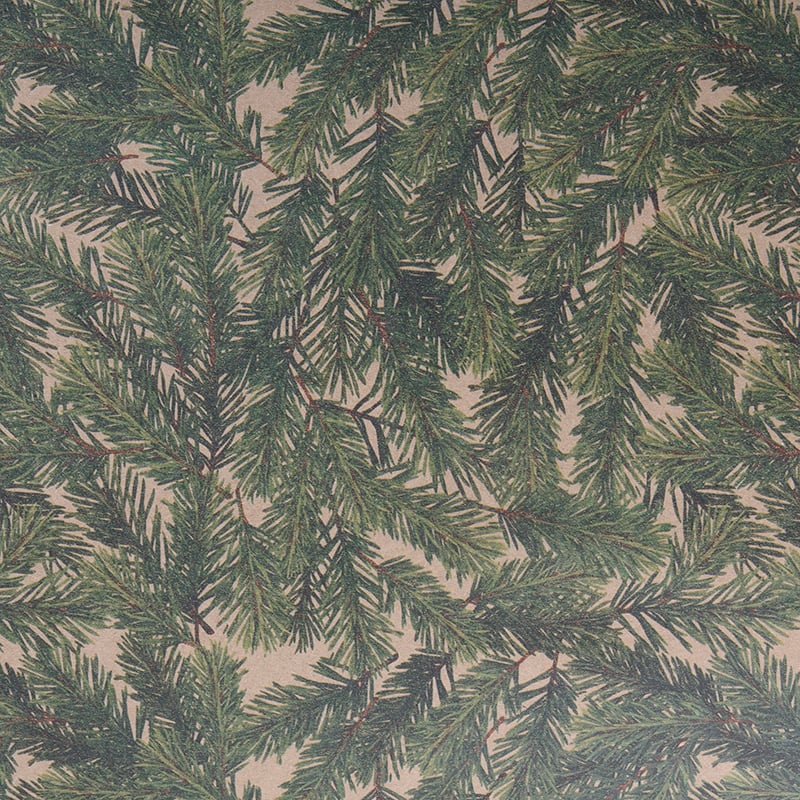 Gavepapir Fir twig - 1