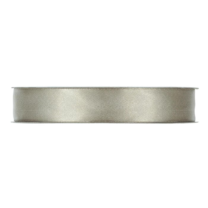 Gavebånd sateng sølvgrå - 1