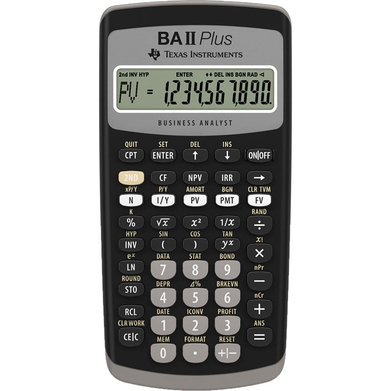 Kalkulator TI-BA II Plus - 1