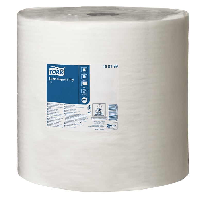 Tork Industripapir Bas Hvit W1 - 1