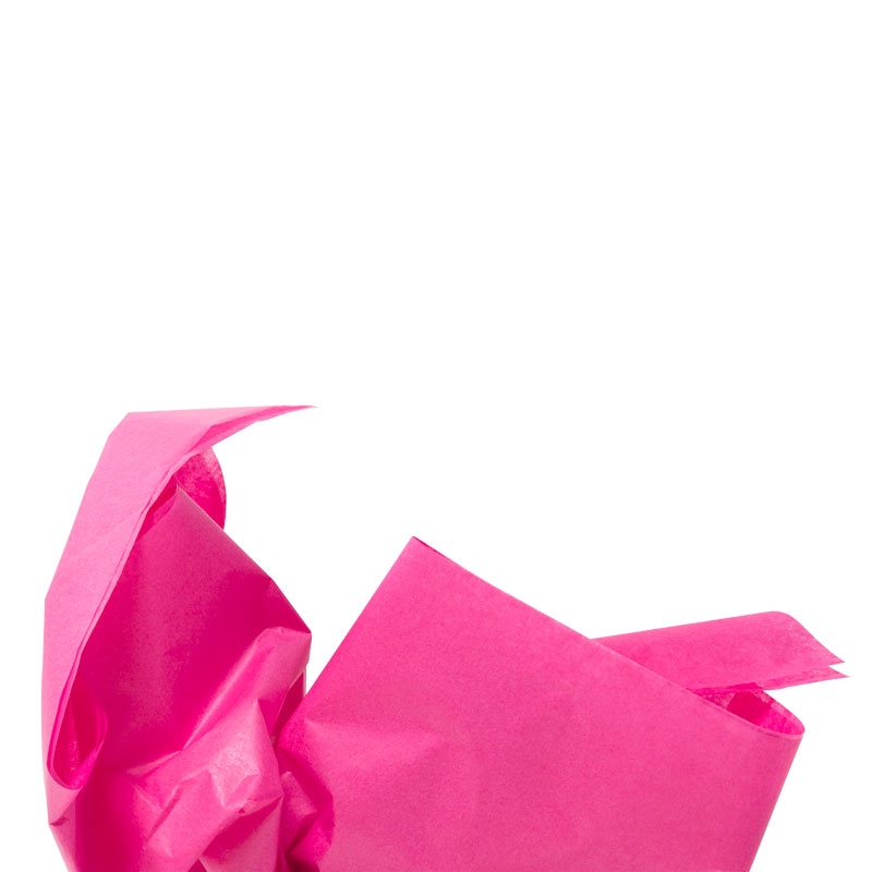 Farget silkespapir cerise - 1