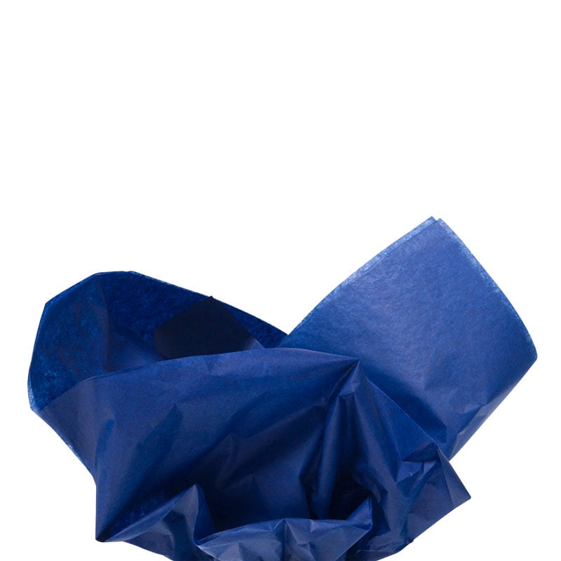 Farget silkespapir kongeblå - 1