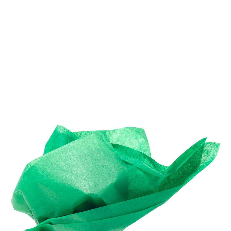 Farget silkepapir jadegrønn - 1
