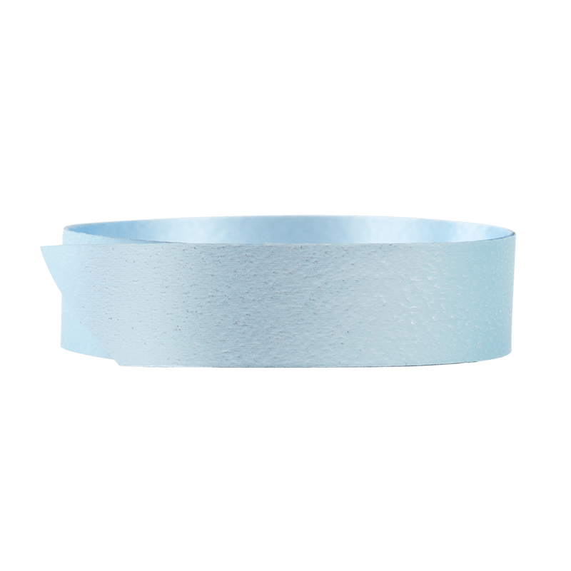 Polyband matt metallisk isblå - 1