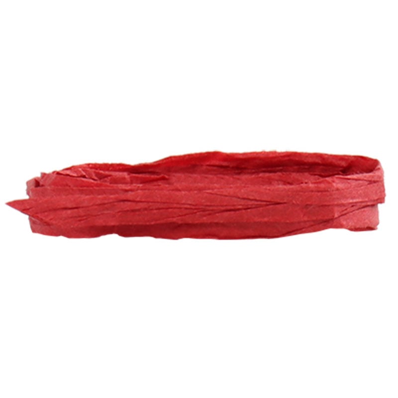 Papirbånd raffia rød - 1