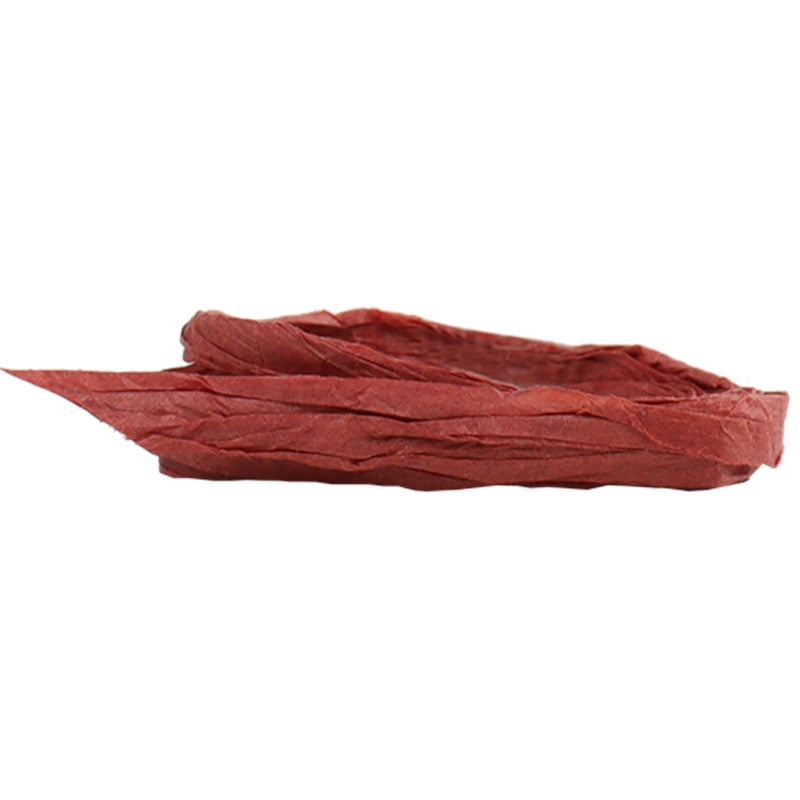 Papirbånd raffia mørk rubin - 1