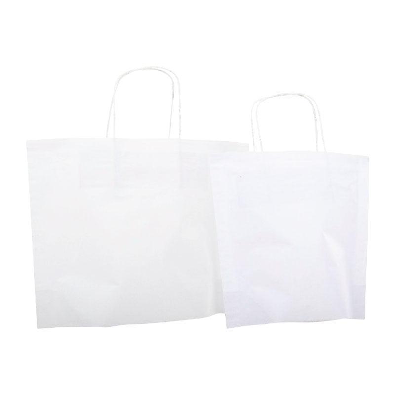 Papirpose Pouch hvit - 2