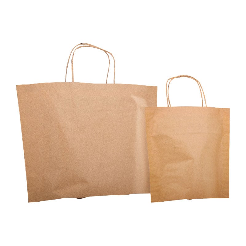 Papirpose Pouch natur resirkulert papir - 2