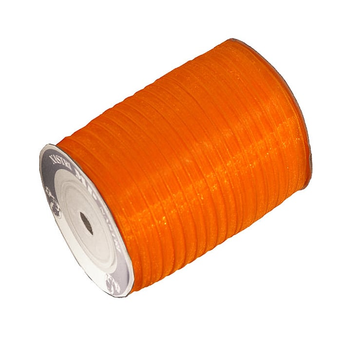 Gavebånd organza oransje - 1