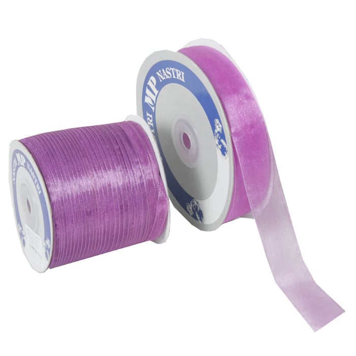 Gavebånd organza lillacerise - 1