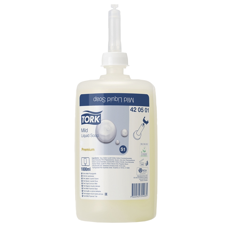 Tork mild flytende såpe S1 - 1