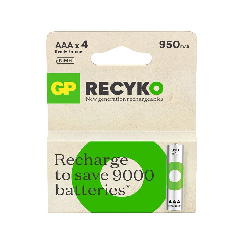 Oppladbare batterier GP - 1