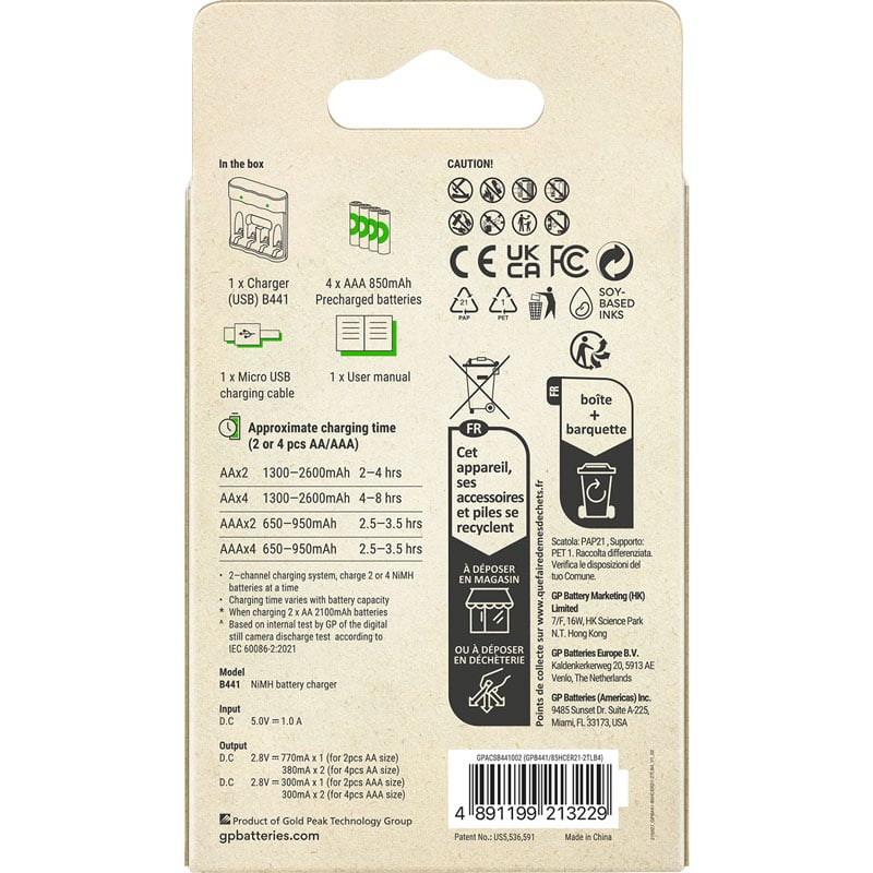 Batterilader GP B411 - 3