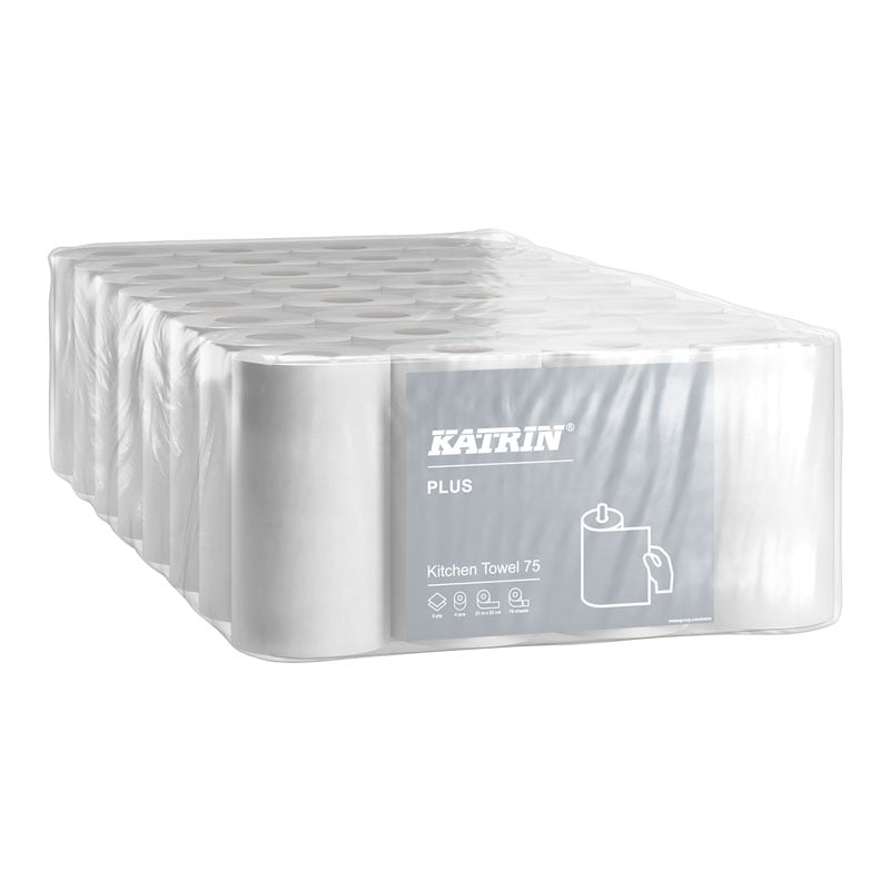 KATRIN Husholdningspapir Plus 75, 2-lags - 2