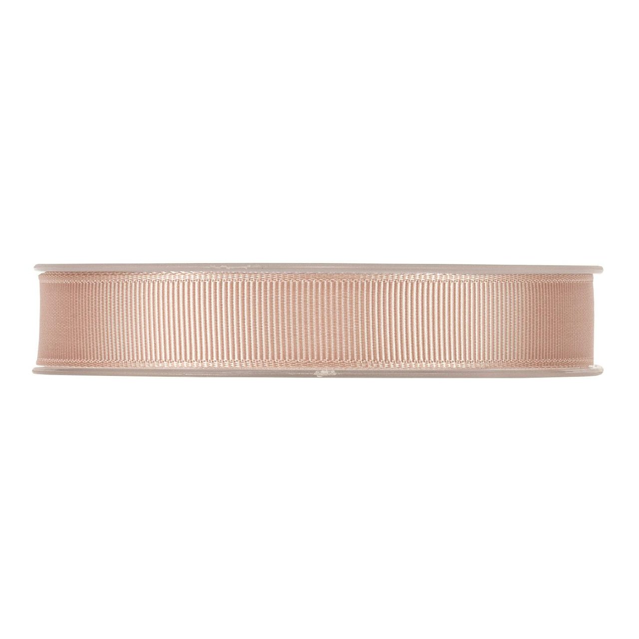 Satengbånd rillet beige - 1