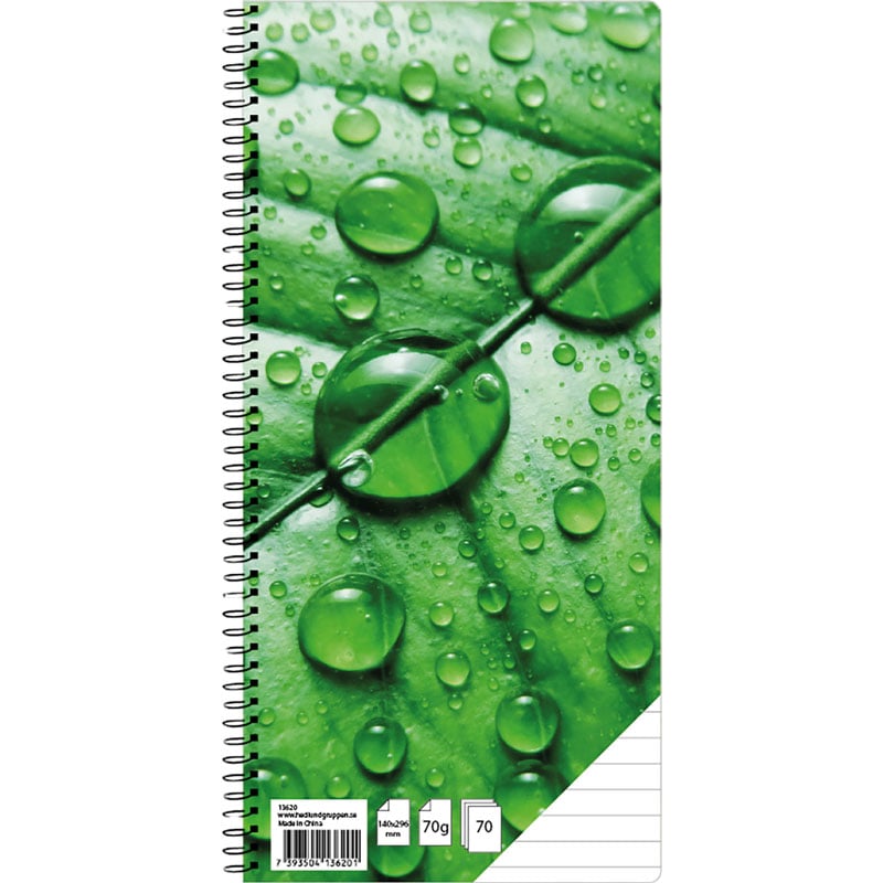 Spiralblokk Green Leaf - 1