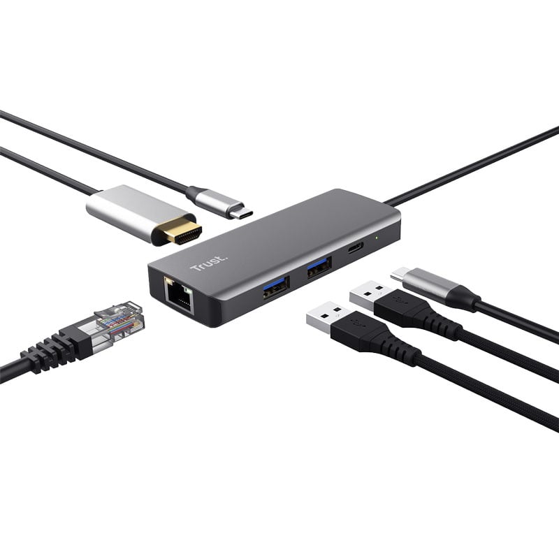 USB-hub Trust 6 porter - 2