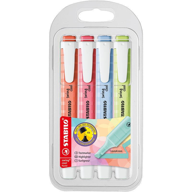Stabilo Swing Cool Overstrykningspenn Pastell - 7