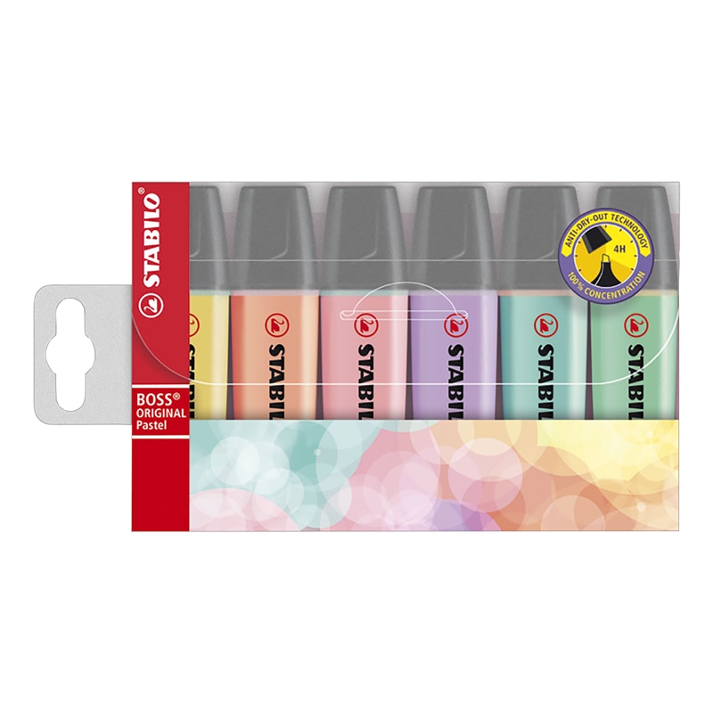 Overstrykningspenn Stabilo Boss Pastell - 1