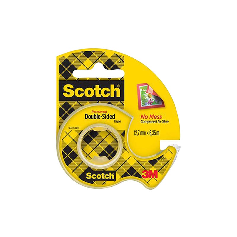 Dobbeltklebende tape Scotch 6m x 12mm - 1
