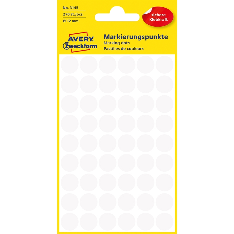 Signaletiketter Ø12 mm - 3