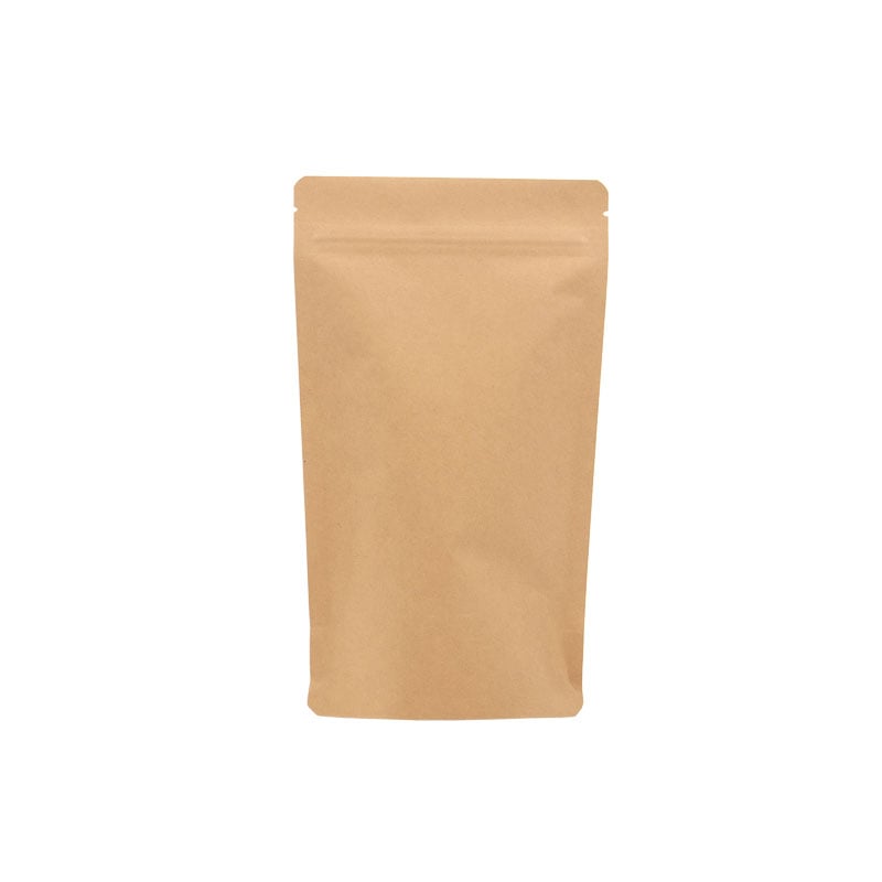 Gjenlukkbar lynlåspose natur kraft/aluminium/CPP - 4