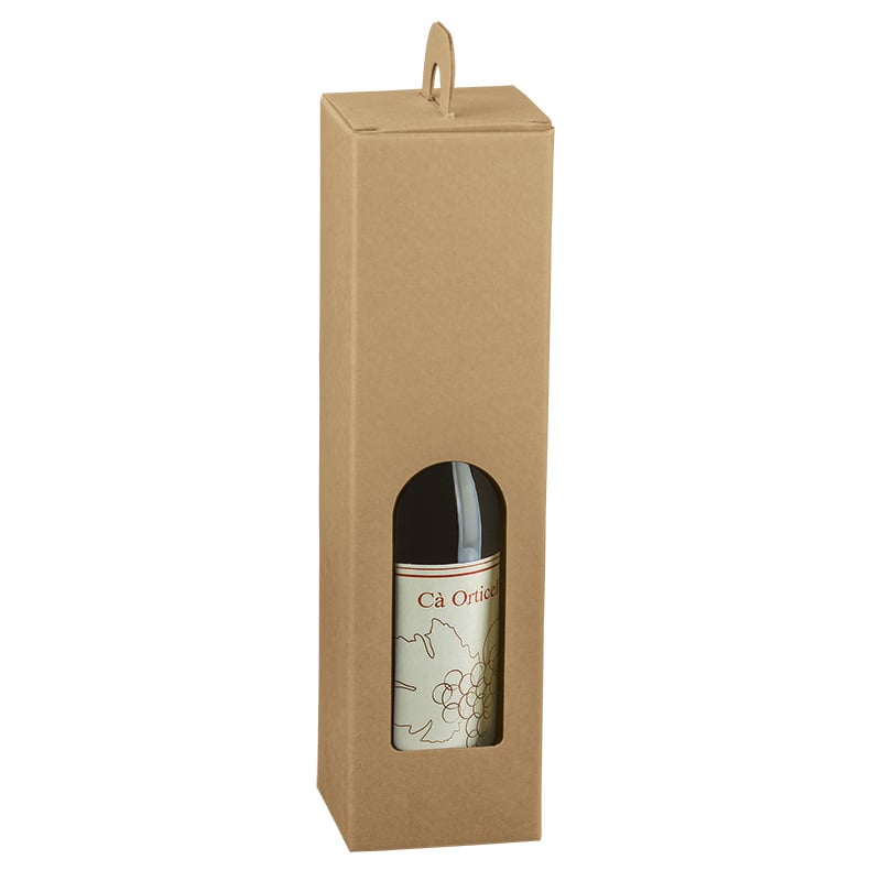 Gaveeske for flasker brun - 4