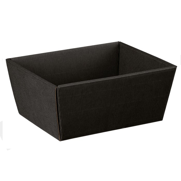 Kartongeske sort  bølget papp - 1