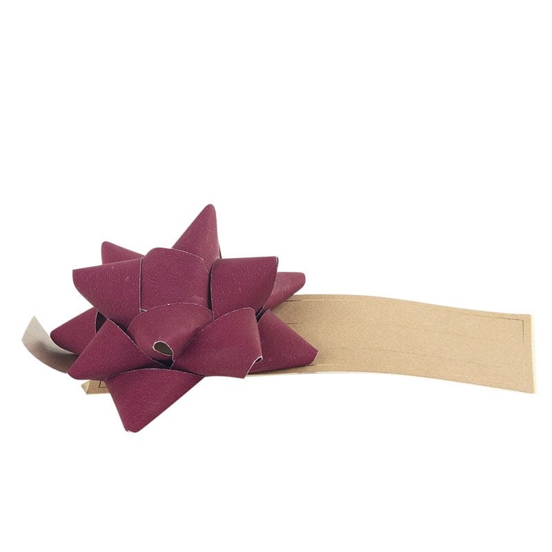 Rosett Papir Recycled etikett bordeaux - 1