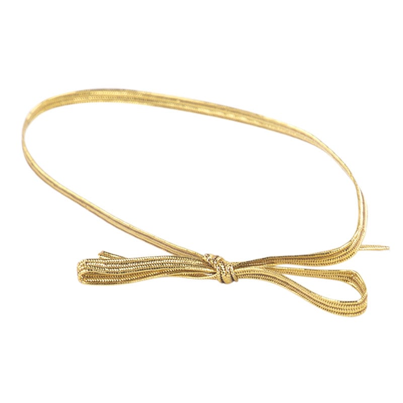 Gaverosett elastisk tekstil gull - 1