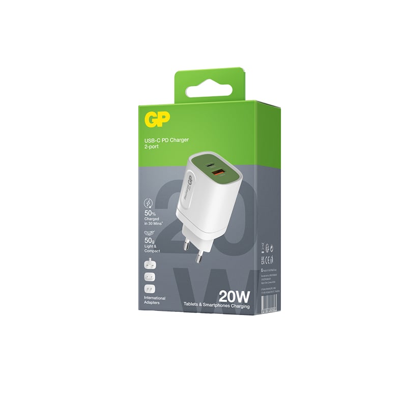 Vegglader GP 2 USB-porter - 3